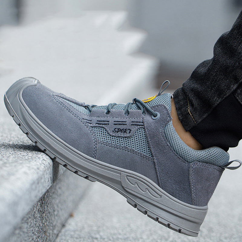 Steel Toe Shoes for Men Women Lightweight Comfortable Work Shoes Indestructible Slip Resistant Safety