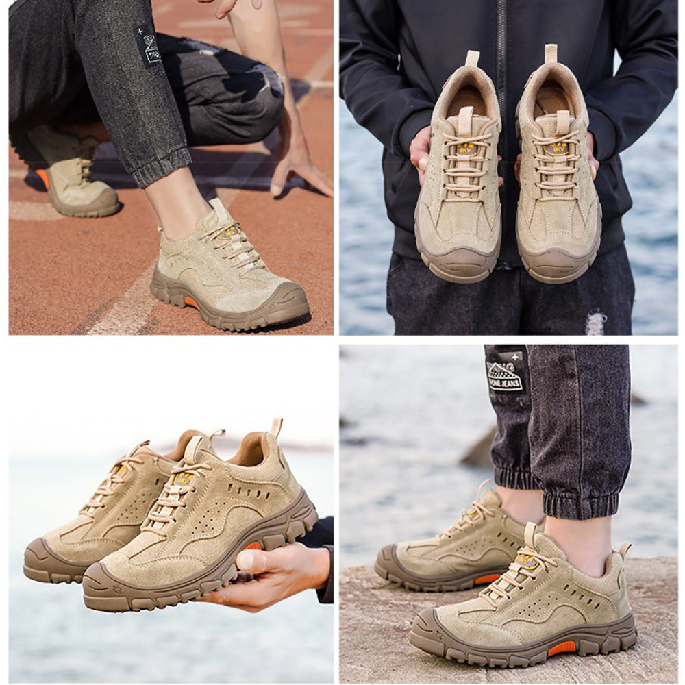 Indestructible Steel Toe Shoes Men Women, Work Safety Shoes Working Industrial Construction Sneakers