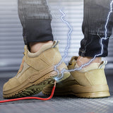 Steel Toe Shoes for Men Women Lightweight Comfortable Work Shoes Indestructible Slip Resistant Safety