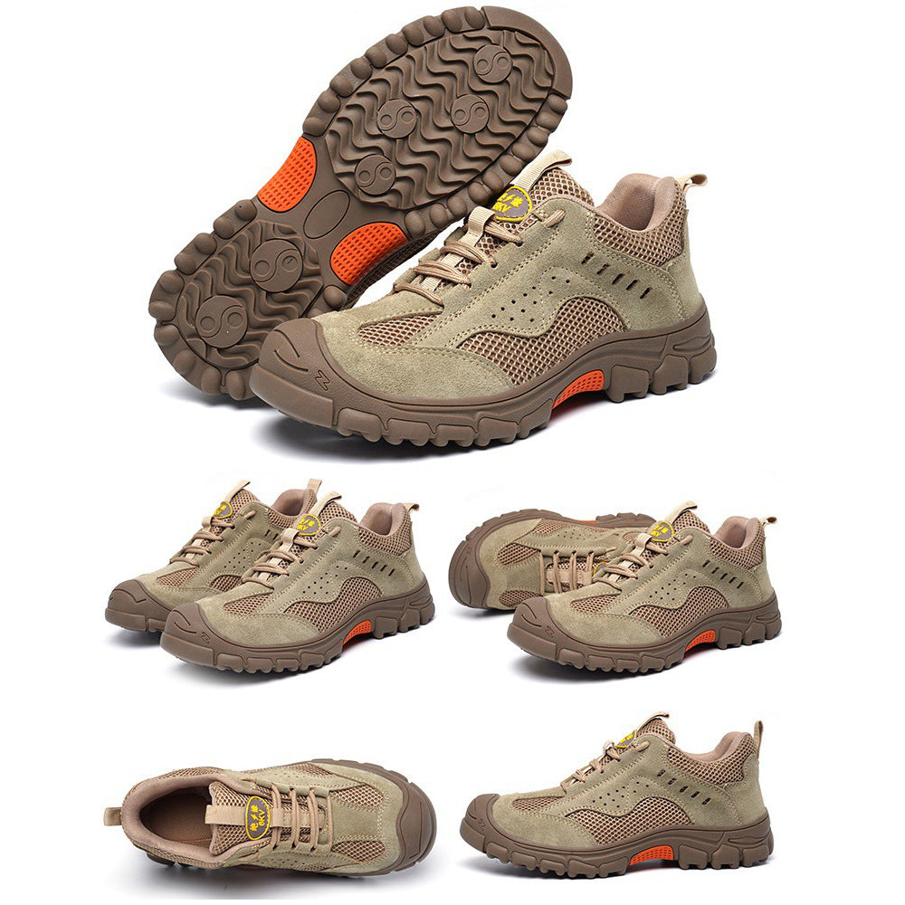 Indestructible Steel Toe Shoes Men Women, Work Safety Shoes Working Industrial Construction Sneakers