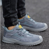Steel Toe Shoes for Men Women Lightweight Comfortable Work Shoes Indestructible Slip Resistant Safety