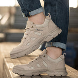 Steel Toe Work Safety Utility Shoes Resistant Comfortable Indestructible Industrial Breathable Chunky Soled Non Puncture Sneakers