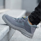Steel Toe Shoes for Men Women Lightweight Comfortable Work Shoes Indestructible Slip Resistant Safety