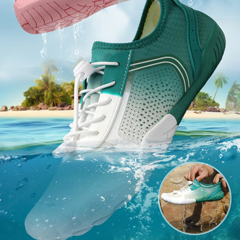 Zapatos acuáticos para hombre y mujer, de secado rápido, descalzos, deportivos, para caminar por la playa, hacer senderismo en arroyos, nadar en la piscina, hacer esnórquel, conducir, trotar y navegar