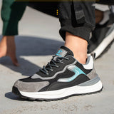Steel Toe Sneakers for Men Women Indestructible Work Lightweight Comfortable Slip-Resistant Composite Construction Safety Sneakers