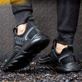 Steel Toe Boots for men Lightweight Industrial Construction Work Safety Hiking Indestructible Shoes