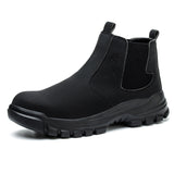 Steel Toe Boots for Men Work Puncture proof Construction Slip proof Indestructible Safety Waterproof