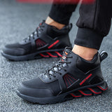 Steel Toe Shoes for Men Women Work Sneakers Lightweight Comfortable Safety On Puncture Slip Proof Indestructible Footwear Shoe