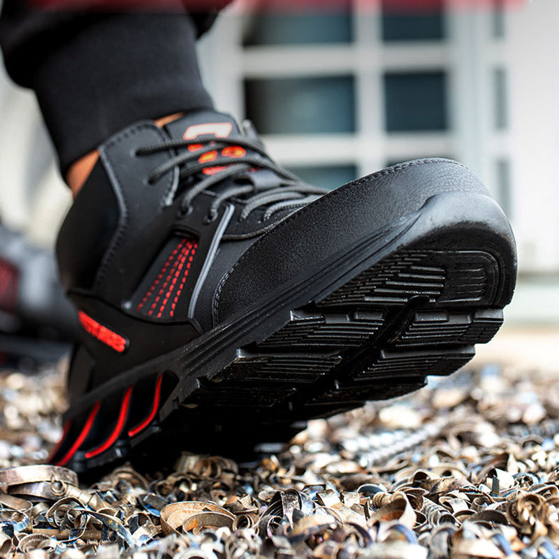 Steel Toe Shoes for Men Women Work Sneakers Lightweight Comfortable Safety On Puncture Slip Proof Indestructible Footwear Shoe