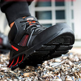 Steel Toe Shoes for Men Women Work Sneakers Lightweight Comfortable Safety On Puncture Slip Proof Indestructible Footwear Shoe