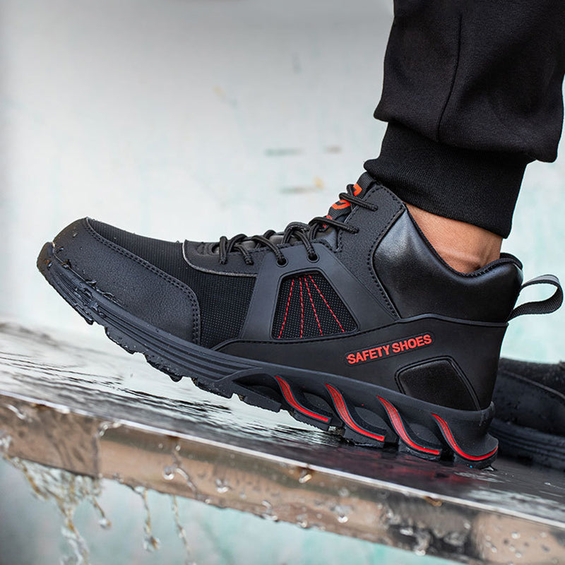 Steel Toe Shoes for Men Women Work Sneakers Lightweight Comfortable Safety On Puncture Slip Proof Indestructible Footwear Shoe
