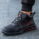 Steel Toe Shoes for Men Women Work Sneakers Lightweight Comfortable Safety On Puncture Slip Proof Indestructible Footwear Shoe