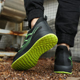 Steel Toe Shoes for Men Women Waterproof Safety Proof Comfortable Lightweight Puncture Slip on Indestructible Work Sneakers
