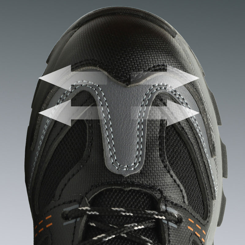 Steel Toe Shoes for Men, Slip Resistant Safety Work Shoes Comfortable Industrial and Construction Working Footwear
