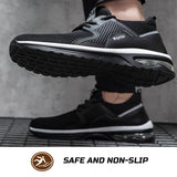 Lightweight Safety Shoes Proof Resistant Work Sneaker for Industrial and Construction Steel Toe Shoes for Men