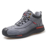 Bottes de sécurité de travail respirantes, légères, fiables et durables, chaussures de construction industrielles à embout en acier