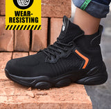 Steel Toe Shoes for Men Women Breathable Lightweight Safety Construction Work Sneaker Composite