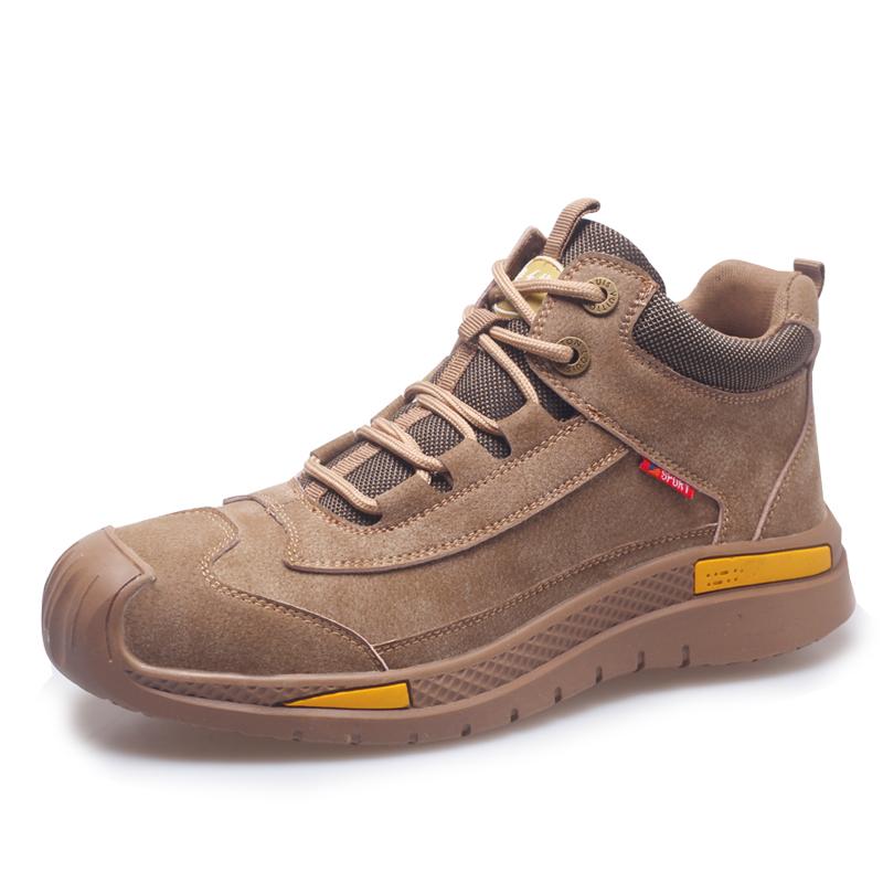 Bottes de sécurité de travail respirantes, légères, fiables et durables, chaussures de construction industrielles à embout en acier