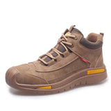 Bottes de sécurité de travail respirantes, légères, fiables et durables, chaussures de construction industrielles à embout en acier