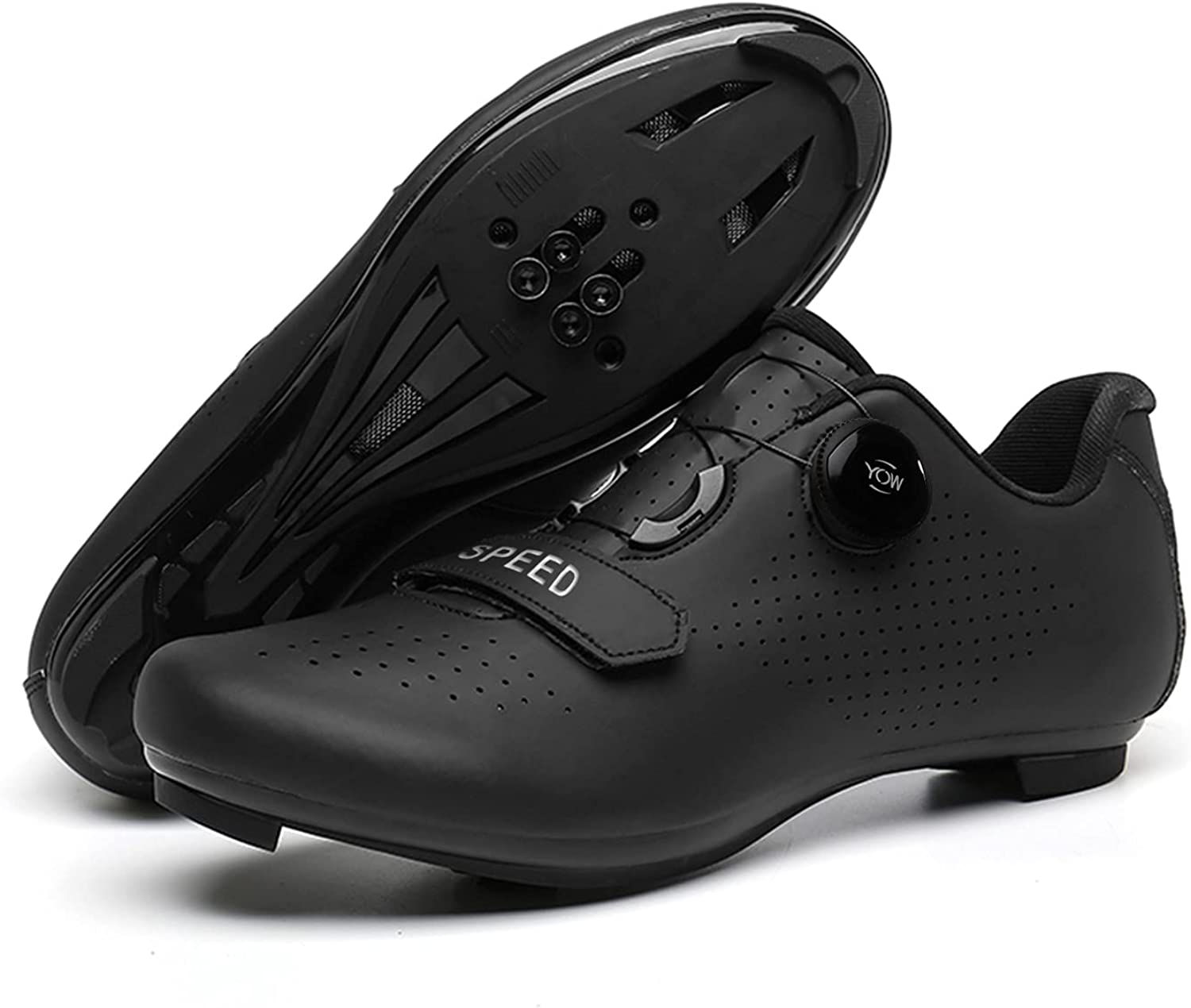 Juego de calas Delta para ciclismo para hombre y mujer, compatibles con bicicletas de carretera SPD para interiores y carreras de carretera al aire libre con pedales de bloqueo