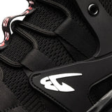 Sneakers for Men Women Lightweight Construction Safety Shoes Comfortable Puncture Proof Slip On Indestructible Steel Toe Work Shoes Black