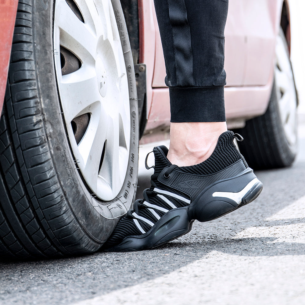 Steel Toe Shoes for Men Construction Industrial Boot Industrial Work Sneakers Lightweight Comfortable Safety Shoes