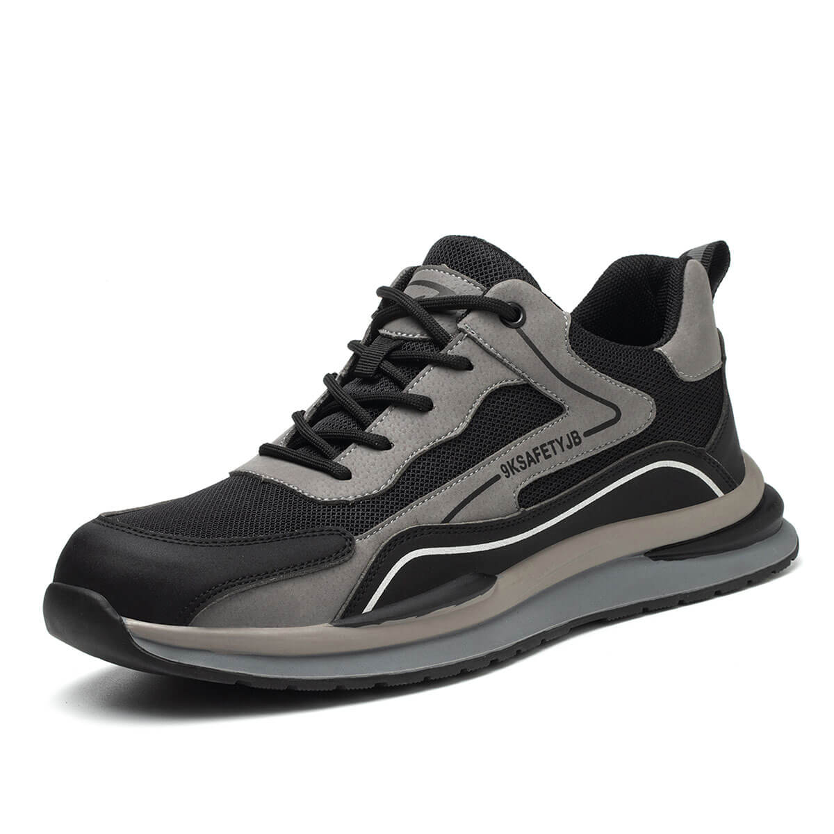 Steel Toe Shoes for Men and Women Lightweight Comfortable Work Safety Puncture Shoes Slip Proof Resistant Indestructible Sneakers Construction Work Utility Shoes