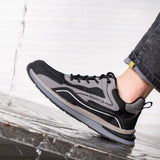 Steel Toe Shoes for Men and Women Lightweight Comfortable Work Safety Puncture Shoes Slip Proof Resistant Indestructible Sneakers Construction Work Utility Shoes