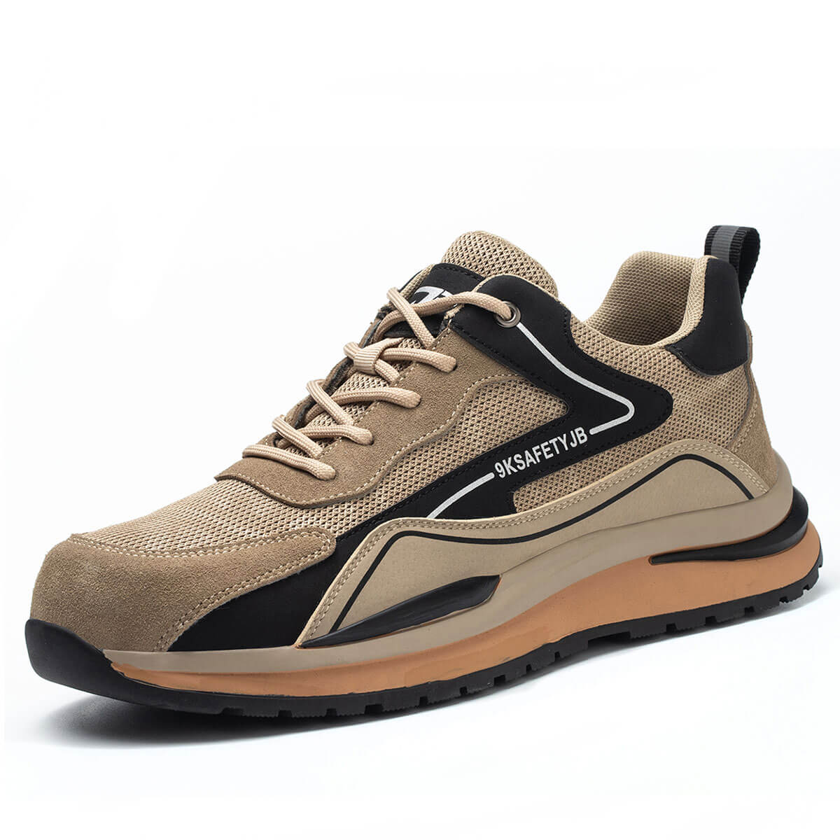 Steel Toe Shoes for Men and Women Lightweight Comfortable Work Safety Puncture Shoes Slip Proof Resistant Indestructible Sneakers Construction Work Utility Shoes