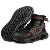 Steel Toe Indestructible Shoes Men Women Lightweight Puncture Safety Work Sneakers for Construction Working Breathable Indestructible