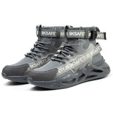 Steel Toe Indestructible Shoes Men Women Lightweight Puncture Safety Work Sneakers for Construction Working Breathable Indestructible
