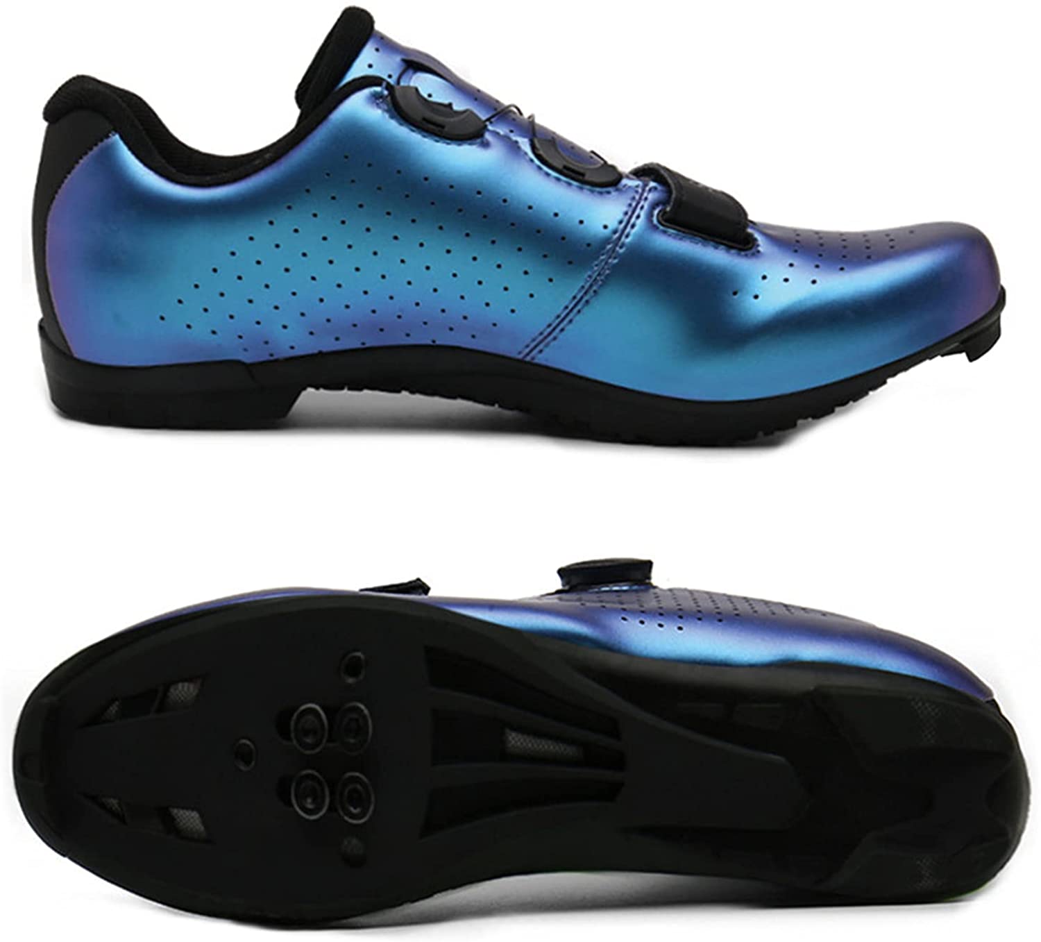 Juego de calas Delta para ciclismo para hombre y mujer, compatibles con bicicletas de carretera SPD para interiores y carreras de carretera al aire libre con pedales de bloqueo