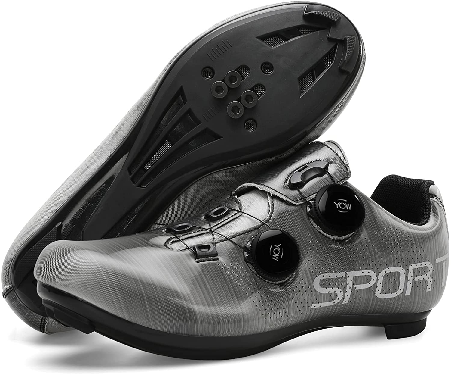 Juego de calas Delta para ciclismo para hombre y mujer, compatibles con bicicletas de carretera SPD para interiores y carreras de carretera al aire libre con pedales de bloqueo