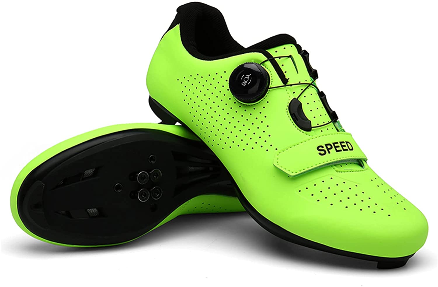 Zapatillas de ciclismo para hombre y mujer compatibles con SPD Look Delta para interiores Peloton Outdoor Road Calas