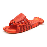 Lobster Flip floops Funny Sandals Slippers Unisex Lobster Shoes Pool Beach Party Fish for Women Men & Kid