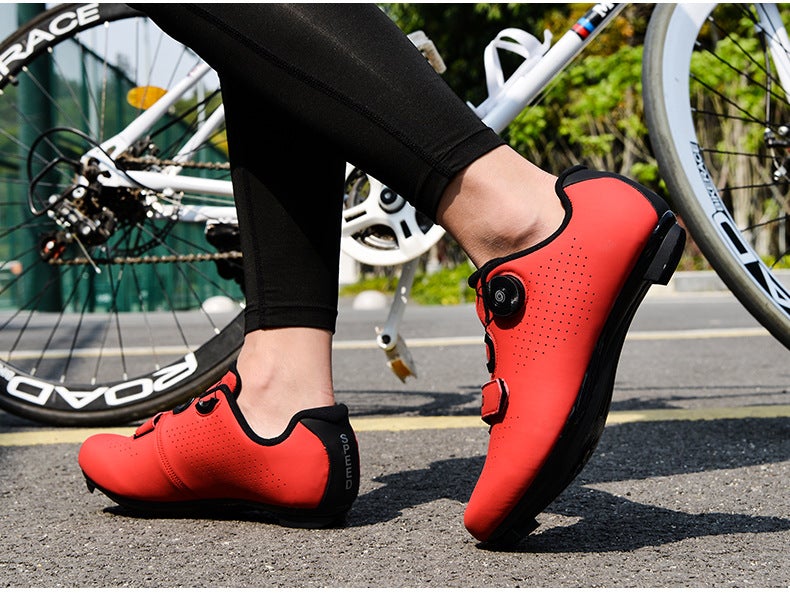 Zapatillas de ciclismo para hombre y mujer compatibles con SPD Look Delta para interiores Peloton Outdoor Road Calas