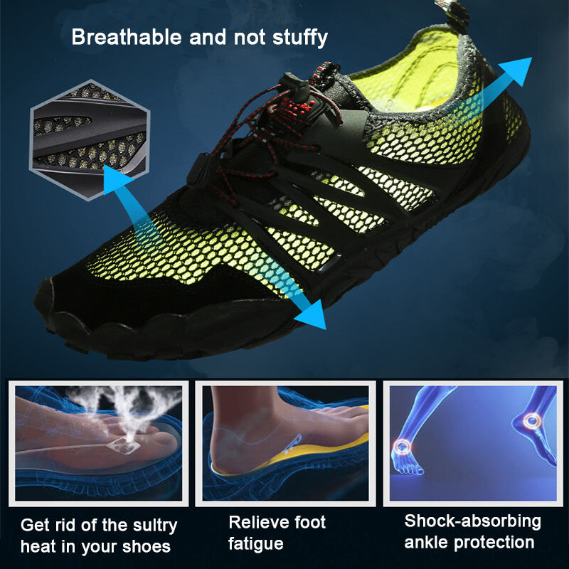 Chaussures aquatiques pour hommes et femmes, chaussures de natation, de plage, d'extérieur, pieds nus, chaussettes de piscine à séchage rapide, natation, yoga, surf, exercice
