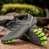 Men's Quick-Drying Water Ski Shoes, Light Walking Shoes Suitable For Beach Or Water Sports-Gray