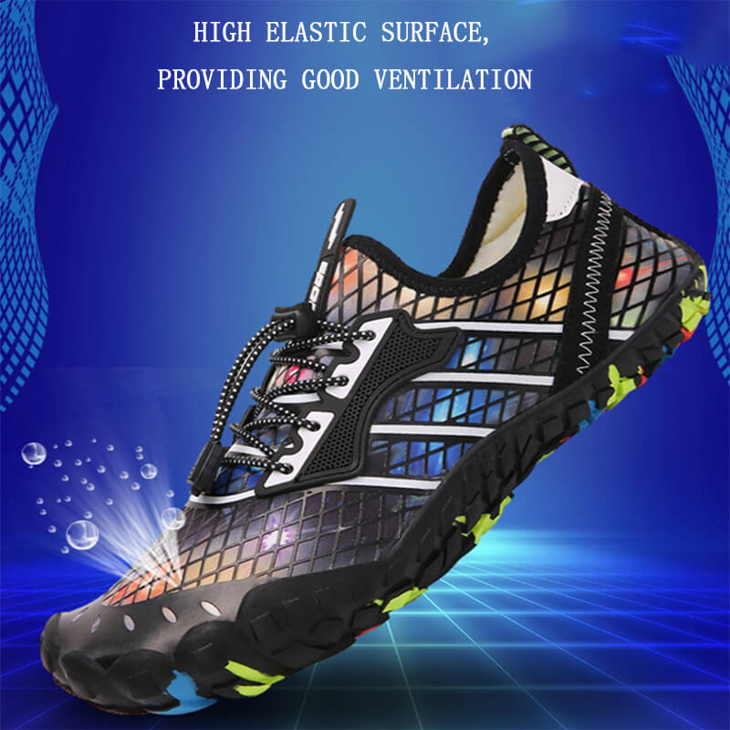 Water Shoes Swim Surf Shoes Beach Pool Shoes Wide Toe Hiking Water Sneakers Quick Dry Aqua Shoes for Men and Women-Detail Picture