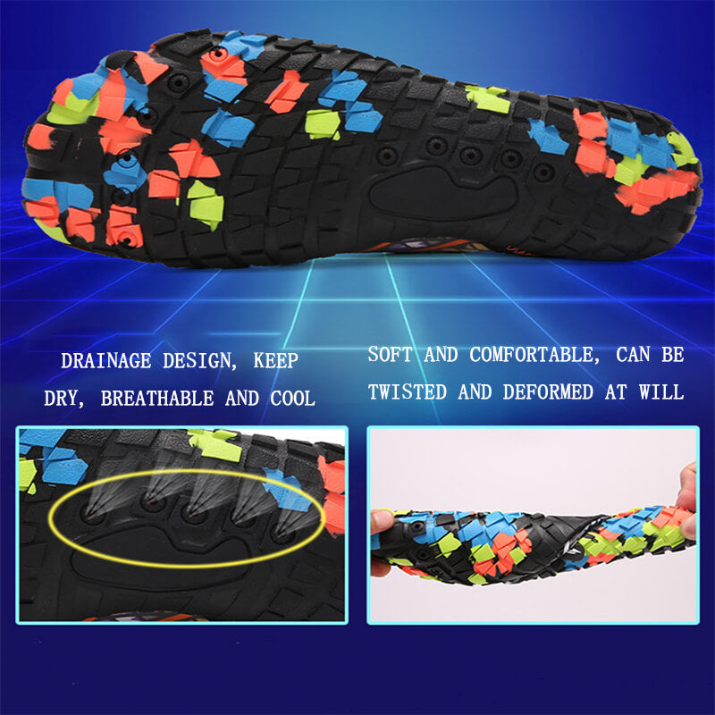 Water Shoes Swim Surf Shoes Beach Pool Shoes Wide Toe Hiking Water Sneakers Quick Dry Aqua Shoes for Men and Women-Detail Picture
