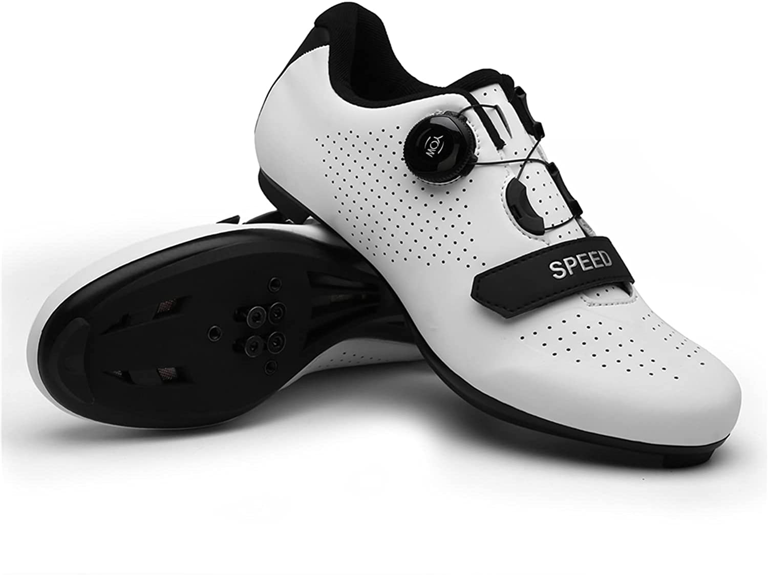 Juego de calas Delta para ciclismo para hombre y mujer, compatibles con bicicletas de carretera SPD para interiores y carreras de carretera al aire libre con pedales de bloqueo