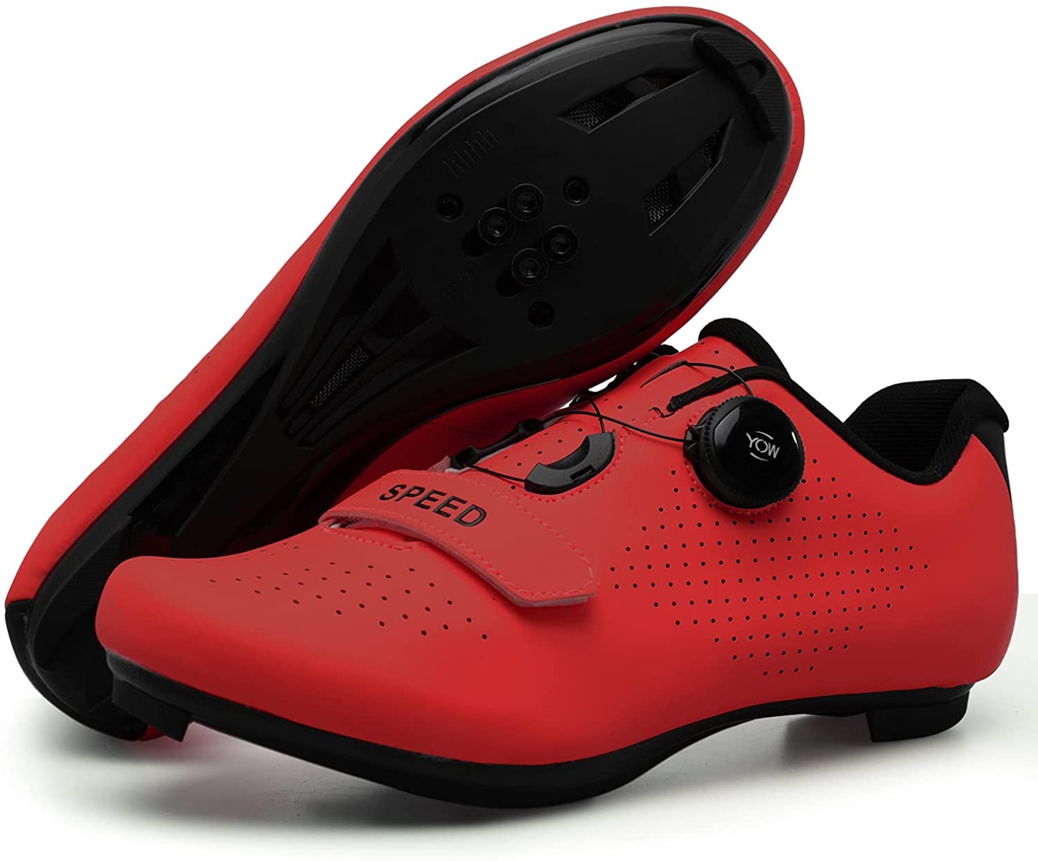 Zapatillas de ciclismo para hombre y mujer compatibles con SPD Look Delta para interiores Peloton Outdoor Road Calas