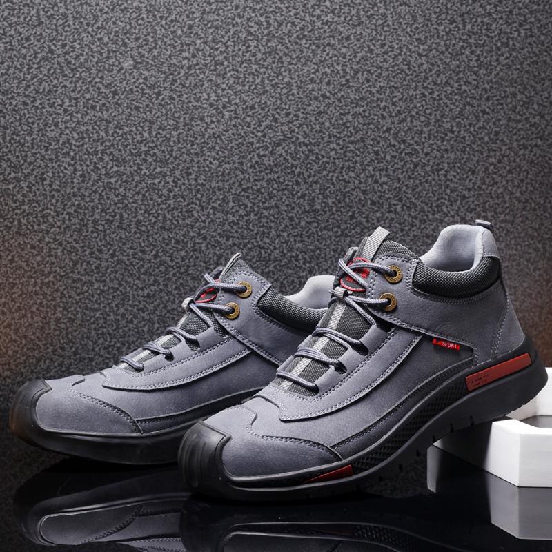 Bottes de sécurité de travail respirantes, légères, fiables et durables, chaussures de construction industrielles à embout en acier