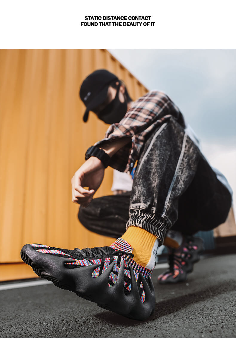 Zapatillas de running para hombre, de malla, ligeras y transpirables, con diseño de coco