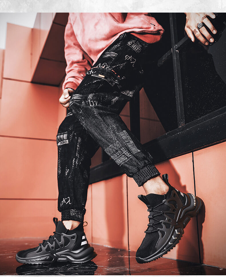 Chaussures de course de sport pour hommes, baskets de marche décontractées légères et respirantes, chaussures de sport d'entraînement de gym de performance