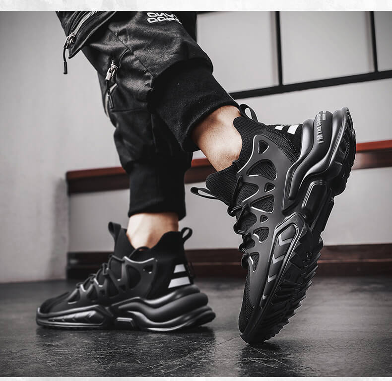 Chaussures de course de sport pour hommes, baskets de marche décontractées légères et respirantes, chaussures de sport d'entraînement de gym de performance