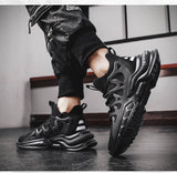 Chaussures de course de sport pour hommes, baskets de marche décontractées légères et respirantes, chaussures de sport d'entraînement de gym de performance