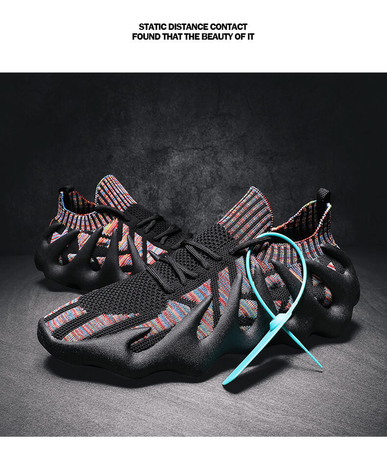 Zapatillas de running para hombre, de malla, ligeras y transpirables, con diseño de coco