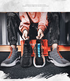 Chaussures de course de sport pour hommes, baskets de marche décontractées légères et respirantes, chaussures de sport d'entraînement de gym de performance