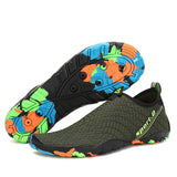 Women's and men's water shoes quick-drying beach swimming pool diving-khaki